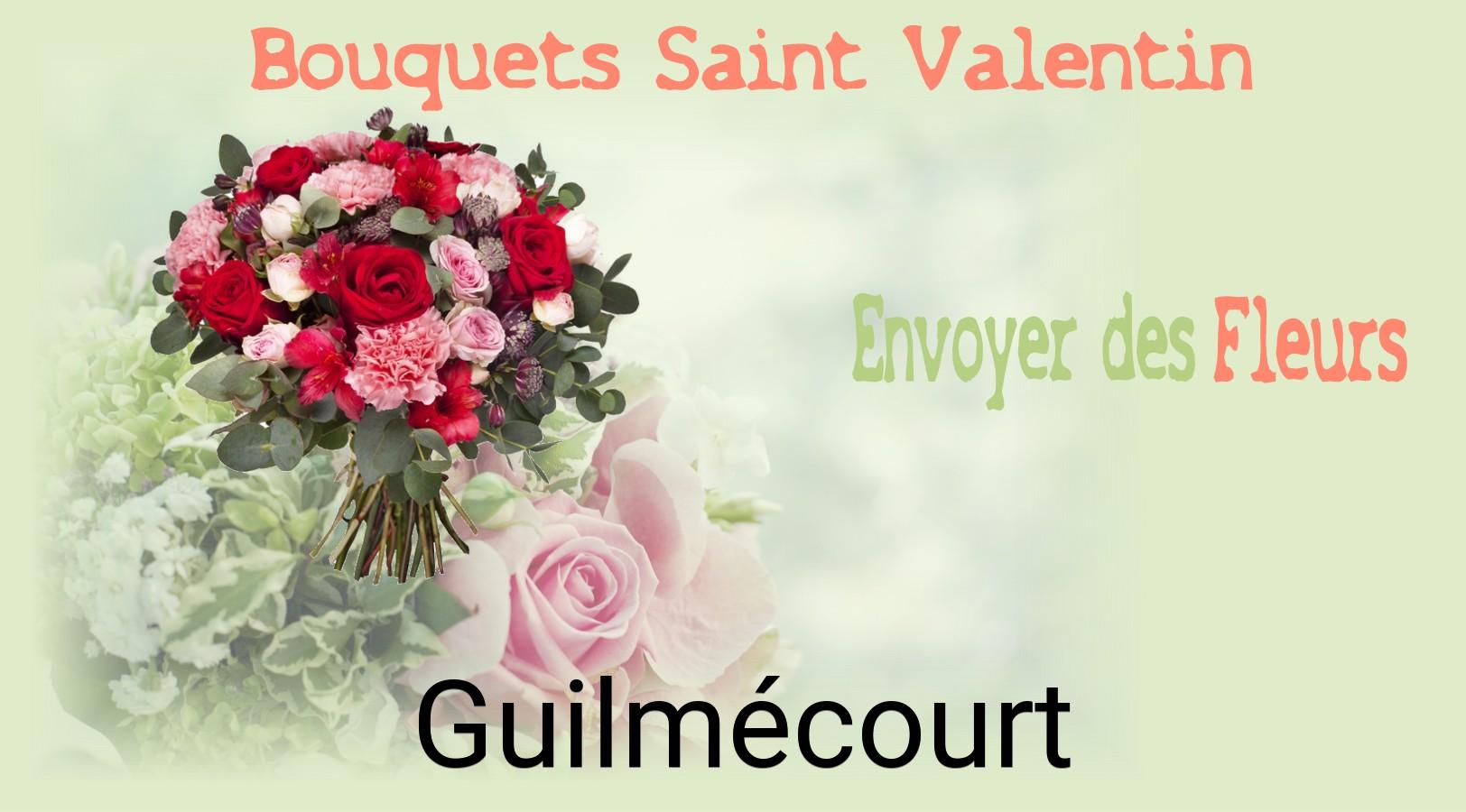 Roses de Saint-Valentin livrées à Guilmécourt